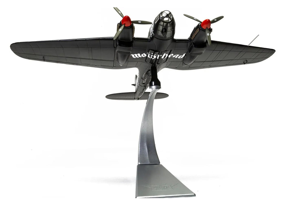 Heinkel He III Bomber Aircraft 'Motorhead' Black with Graphicss 1/72 Diecast Model by Corgi