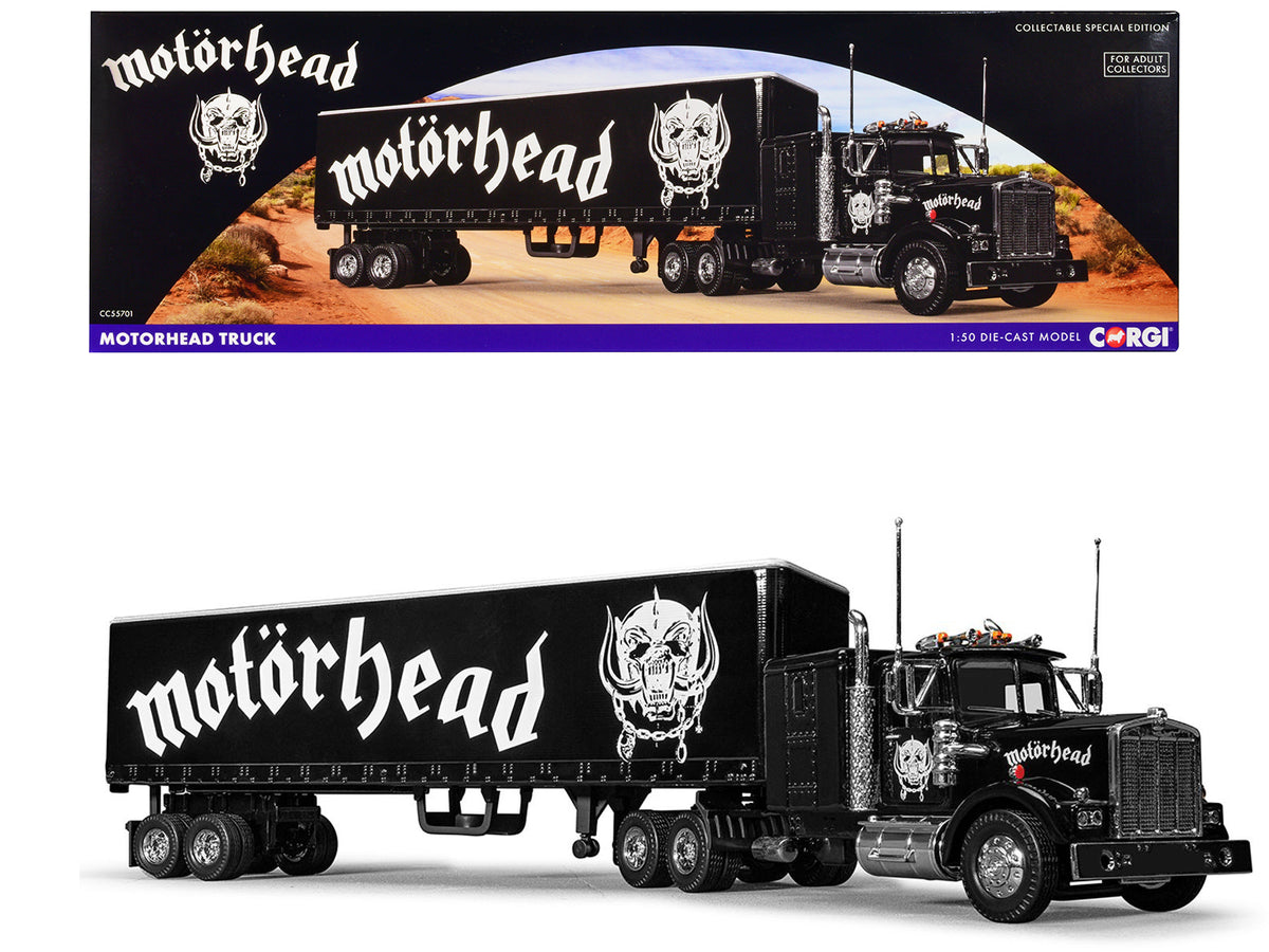 'Motorhead' Transport Truck Black 1/50 Diecast Model by Corgi