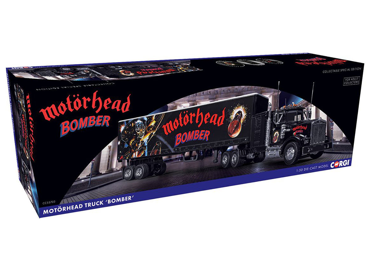 'Motorhead Bomber' Transport Truck Black 1/50 Diecast Model by Corgi