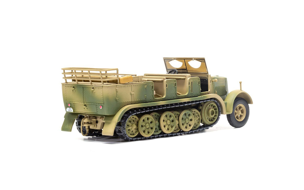 Krauss-Maffei Sd.Kfz.7 Medium Towing Half-Track AFV 'Luftwaffe FlaK Gun Artillery Tractor Tunisia' (1943) German Army 'Military Legends' Series 1/50 Diecast Model by Corgi