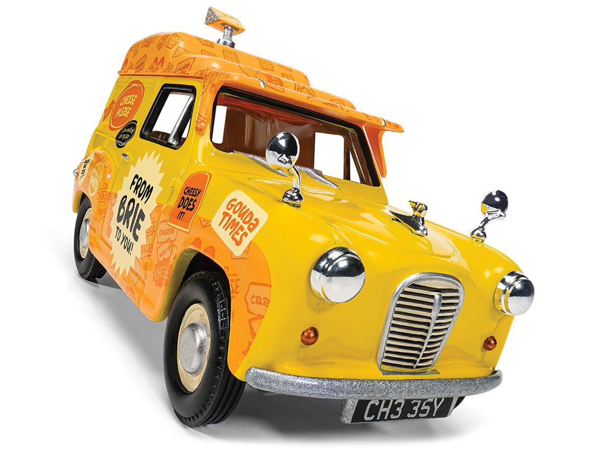 Austin A35 Van RHD (Right Hand Drive) Yellow 'Cheese Please' 'Wallace & Gromit' Diecast Model Car by Corgi