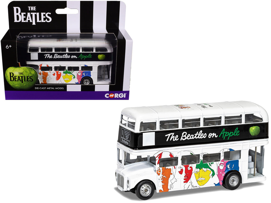The Beatles London Double Decker Bus 'The White Album' White Diecast Model Car by Corgi