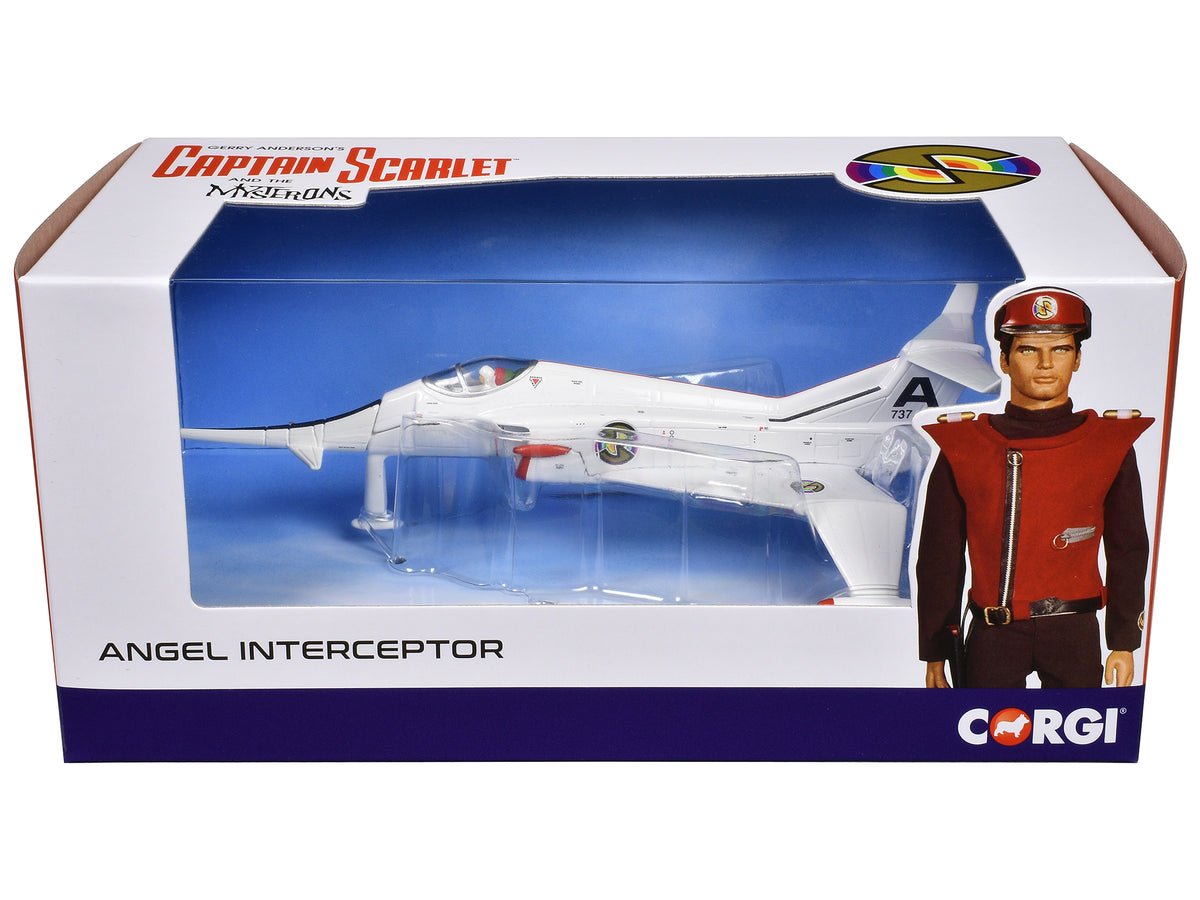 Angel Interceptor Aircraft 'World Army Air Force' White 'Captain Scarlet and the Mysterons' (1967-1968) TV Series Diecast Model by Corgi