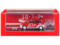Honda City Turbo II RHD (Right Hand Drive) Red and White 'Coca-Cola' with Honda Motocompo Scooter 1/64 Diecast Model Car by Inno Models