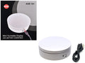 Mini Turntable Rotating Display Stand 4.75' with White Base for 1/64 Scale Model Cars