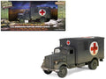 Opel-Blitz Kfz.305 Ambulance Gray (Weathered) 'German Army' 'Armoured Fighting Vehicle' Series 1/32 Diecast Model by Forces of Valor