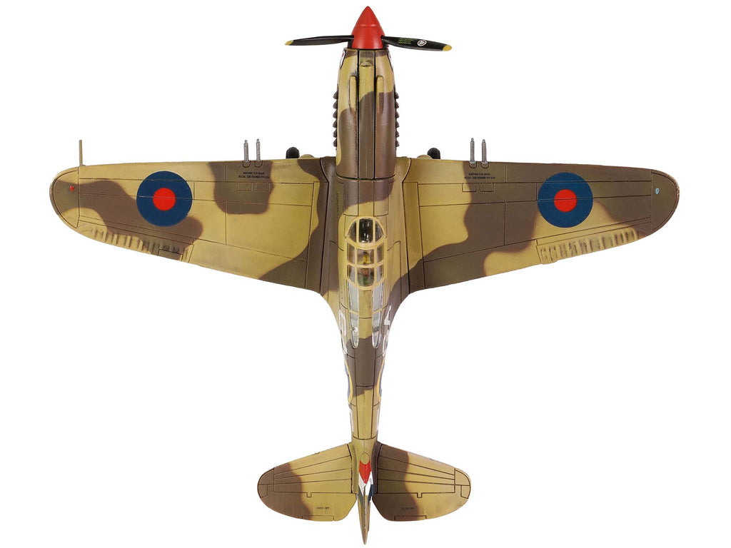 Curtiss P-40B Tomahawk MK IIB Aircraft Fighter '112 Squadron (Royal Air Force) AK402 GA-F North Africa' (October 1941) 'WW2 Aircrafts Series' 1/72 Diecast Model by Forces of Valor