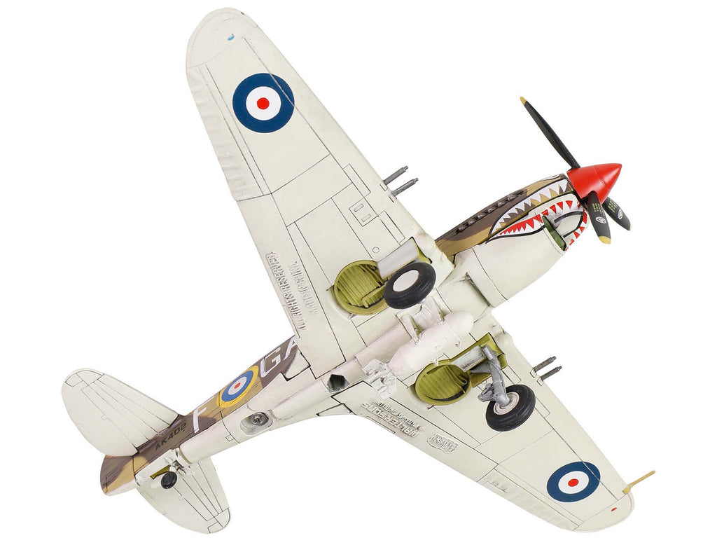 Curtiss P-40B Tomahawk MK IIB Aircraft Fighter '112 Squadron (Royal Air Force) AK402 GA-F North Africa' (October 1941) 'WW2 Aircrafts Series' 1/72 Diecast Model by Forces of Valor