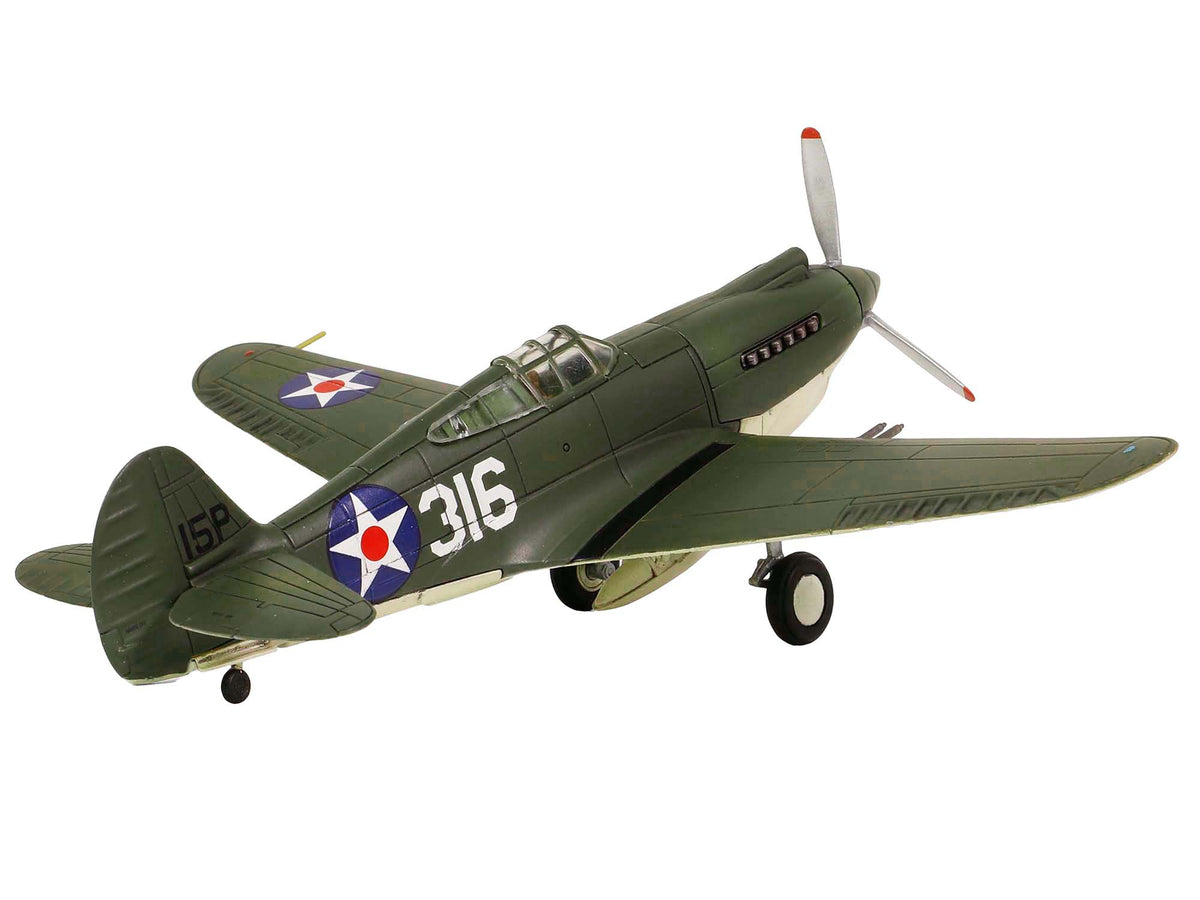 Curtiss P-40B HAWK 81A-2 (P-8127) Aircraft Fighter '47th Pursuit Squadron (15th Pursuit Group) Serial : 316/15P Hawaiian Islands Pearl Habor' (7 December 1941) 'WW2 Aircrafts Series' 1/72 Diecast Model by Forces of Valor