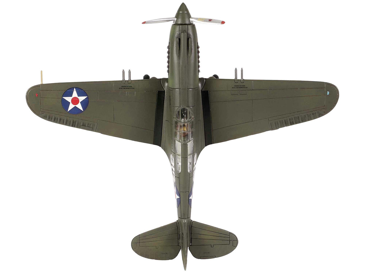 Curtiss P-40B HAWK 81A-2 (P-8127) Aircraft Fighter '47th Pursuit Squadron (15th Pursuit Group) Serial : 316/15P Hawaiian Islands Pearl Habor' (7 December 1941) 'WW2 Aircrafts Series' 1/72 Diecast Model by Forces of Valor