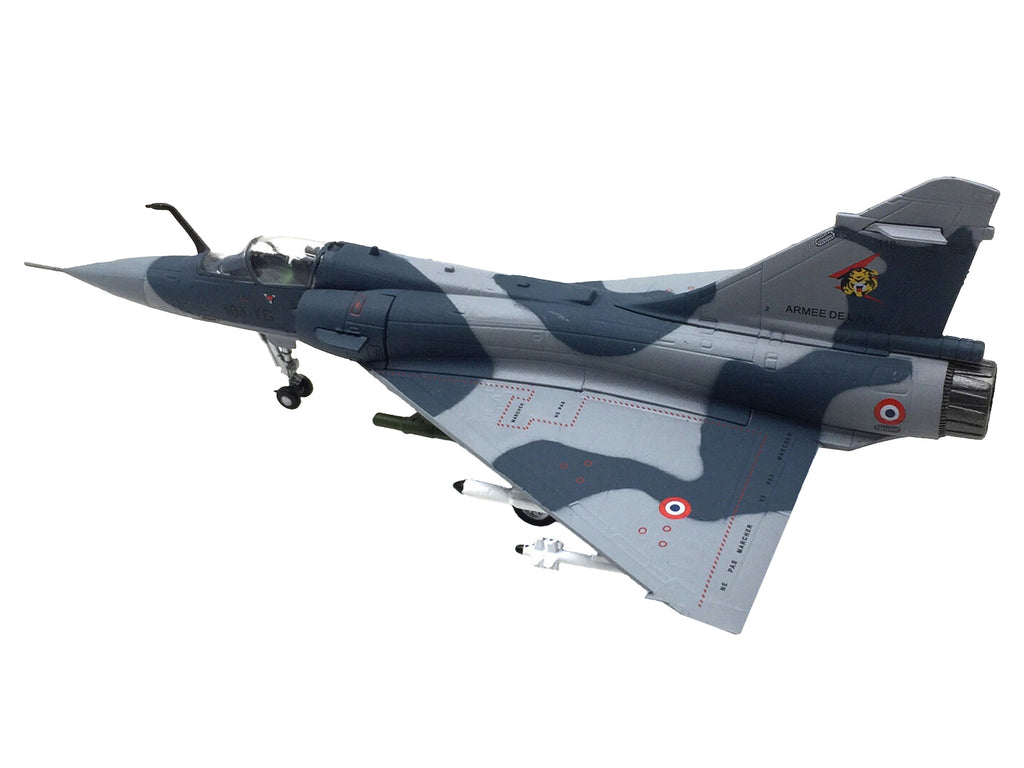 Dassault Mirage 2000C Fighter Aircraft 'EC 1/12 Cambresis SPA 162 Tigre NATO Tiger Meet Belgium' (2009) Armee de l'Air (French Air Force)  1/100 Diecast Model Airplane