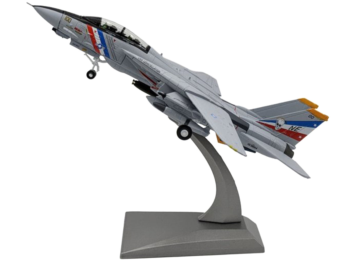 Grumman F-14D Tomcat Aircraft 'VF-2 Bounty Hunters USS Constellation' (1990s) United States Navy 1/100 Diecast Model Airplane