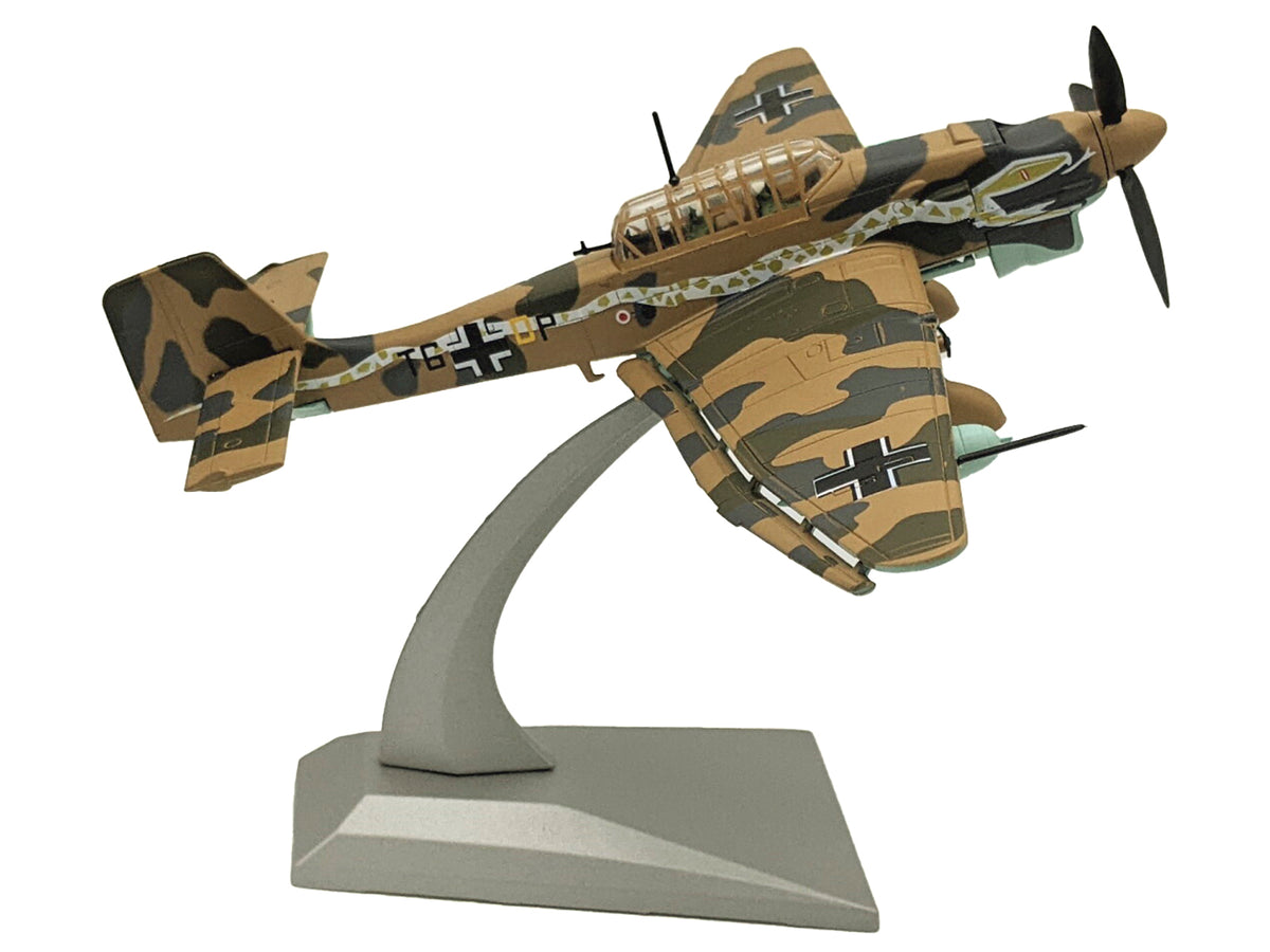 Junkers Ju 87R Trop Stuka Bomber Aircraft 'Immelmann 6./StG 2 Libya' (1941) German Luftwaffe 1/72 Diecast Model Airplane