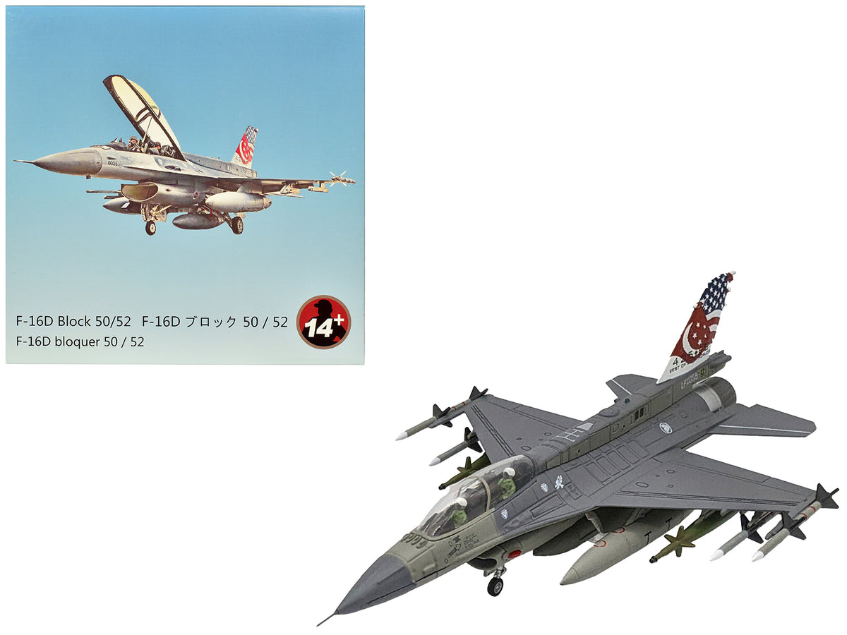General Dynamics F-16D Fighting Falcon Fighter Aircraft '425th Fighter Squadron Best of Both Worlds Peace Carvin II 25th Anniversary Livery 56th Fighter Wing Luke AFB' (2018) United States Air Force 1/72 Diecast Model Airplane