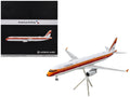 Airbus A321 Commercial Aircraft 'American Airlines - PSA' (N582UW) White with Red and Orange Stripes 'Gemini 200' Series 1/200 Diecast Model Airplane by GeminiJets