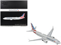 Boeing 737 MAX 8 Commercial Aircraft 'American Airlines' (N326RP) Gray with Striped Tail 'Gemini 200' Series 1/200 Diecast Model by GeminiJets