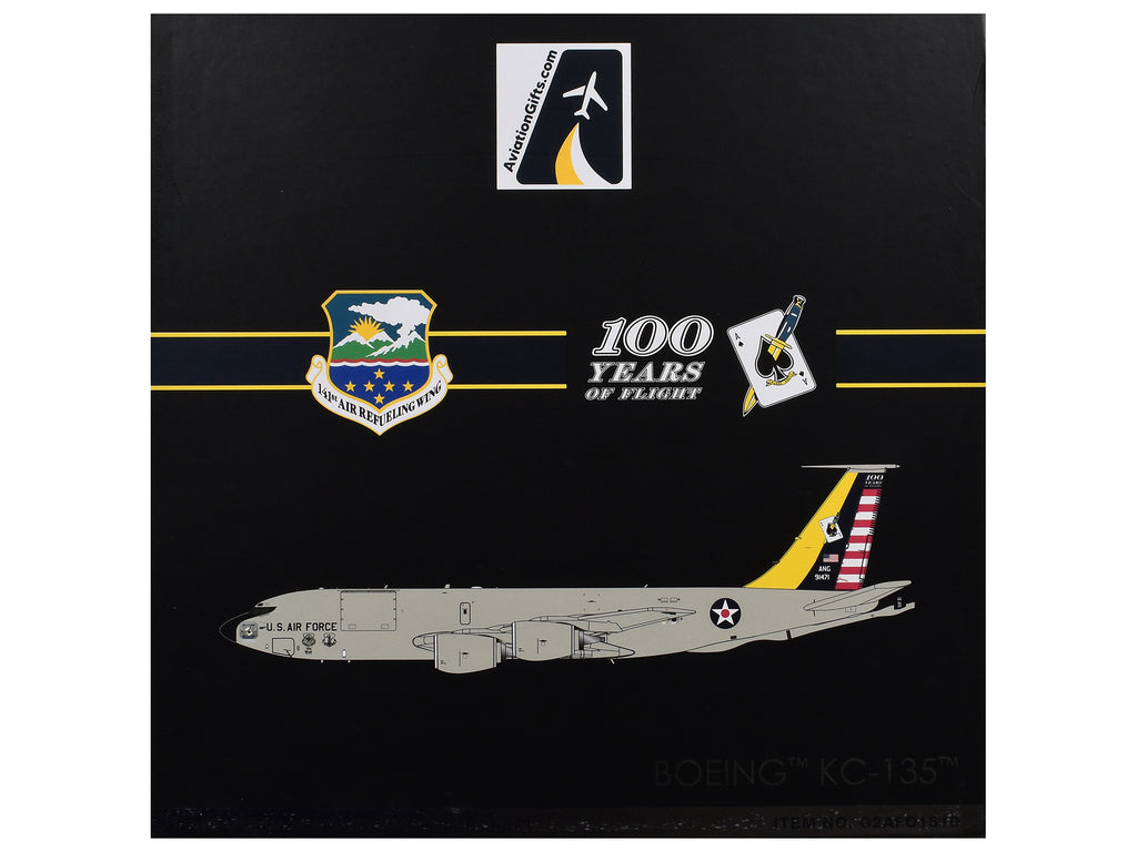 Boeing KC-135 Stratotanker Tanker Aircraft 'Washington Air National Guard - 100 Years' United States Air Force 'Gemini 200' Series 1/200 Diecast Model Airplane by GeminiJets