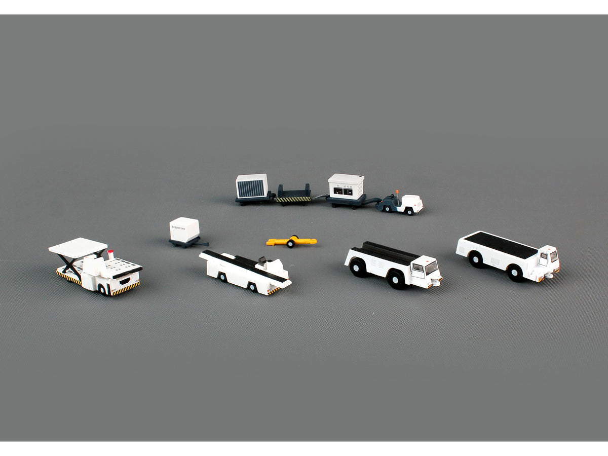 Airport Support Equipment Set of 10 pieces 'Gemini 200' Series Diecast Models by GeminiJets