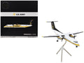 Bombardier C-147A Transport Aircraft 'Golden Knights Parachute Team' United States Army (17-01610) White with Yellow Stripes and Black Tail 'Gemini 200' Series 1/200 Diecast Model Airplane by GeminiJets