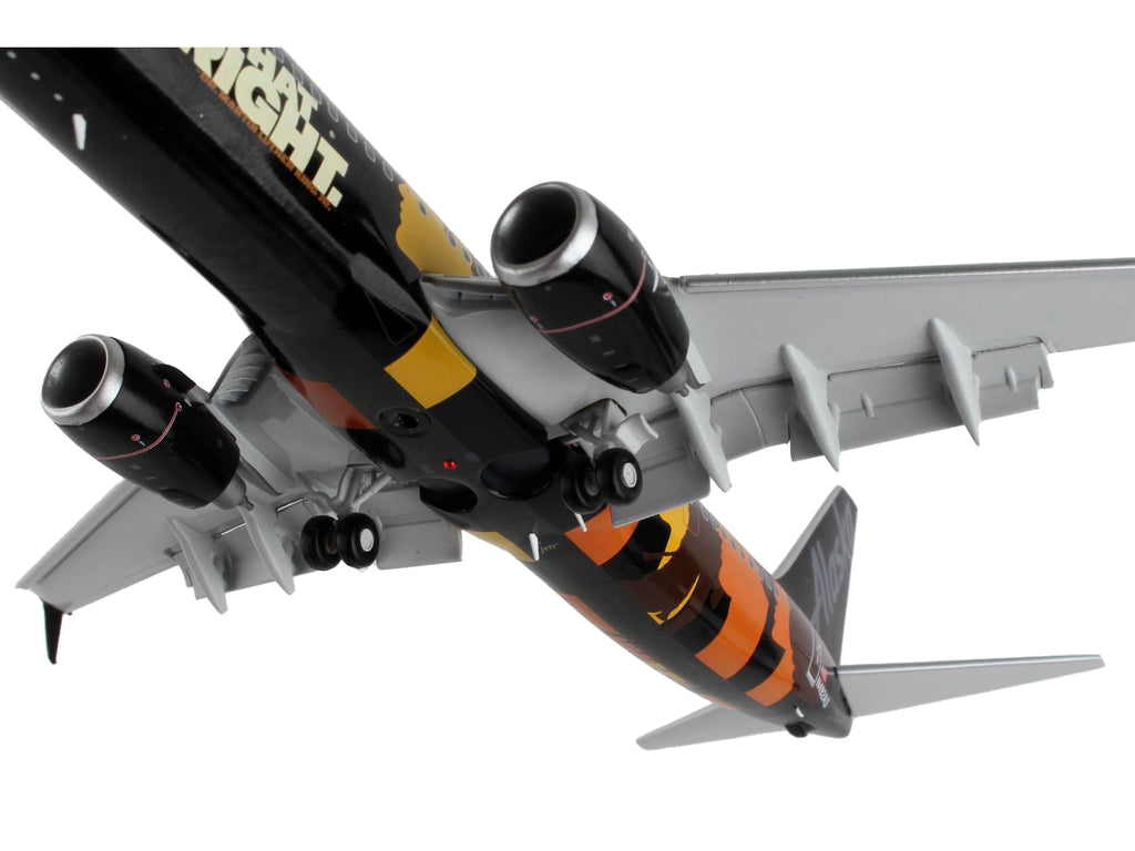 Boeing 737-900ER Commercial Aircraft with Flaps Down 'Alaska Airlines - Our Commitment' Black with Graphics 'Gemini 200' Series 1/200 Diecast Model Airplane by GeminiJets