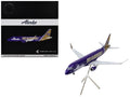 Embraer ERJ-175 Commercial Aircraft 'Alaska Airlines/Horizon - University of Washington Huskies' (N662QX) Purple with Gold Tail 'Gemini 200' Series 1/200 Diecast Model Airplane by GeminiJetsG2ASA1287