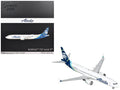 Boeing 737 MAX 9 Commercial Aircraft 'Alaska Airlines' (N708AL) White with Blue Tail 'Gemini 200' Series 1/200 Diecast Model Airplane by GeminiJets