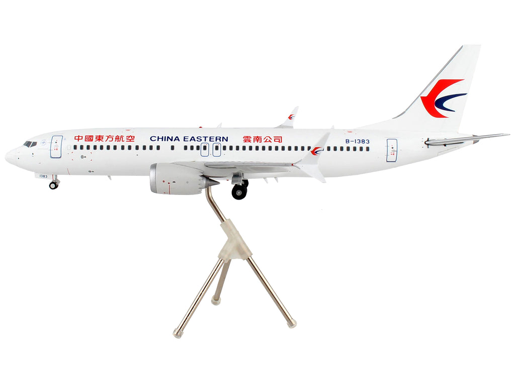 Boeing 737 MAX 8 Commercial Aircraft 'China Eastern Airlines' White 'Gemini 200' Series 1/200 Diecast Model Airplane by GeminiJets