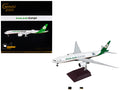 Boeing 777F Commercial Aircraft 'Eva Air Cargo' White with Green Tail 'Gemini 200 - Interactive' Series 1/200 Diecast Model Airplane by GeminiJets