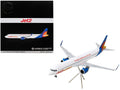 Airbus A321neo Commercial Aircraft 'Jet2Holidays' (G-SUNB) White with Tail Graphics 'Gemini 200' Series 1/200 Diecast Model Airplane by GeminiJets