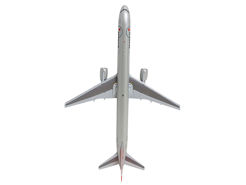 Boeing 757-300 Commercial Aircraft 'Northwest Airlines' (N587NW) Silver with Red Tail 'Gemini 200' Series 1/200 Diecast Model by GeminiJets