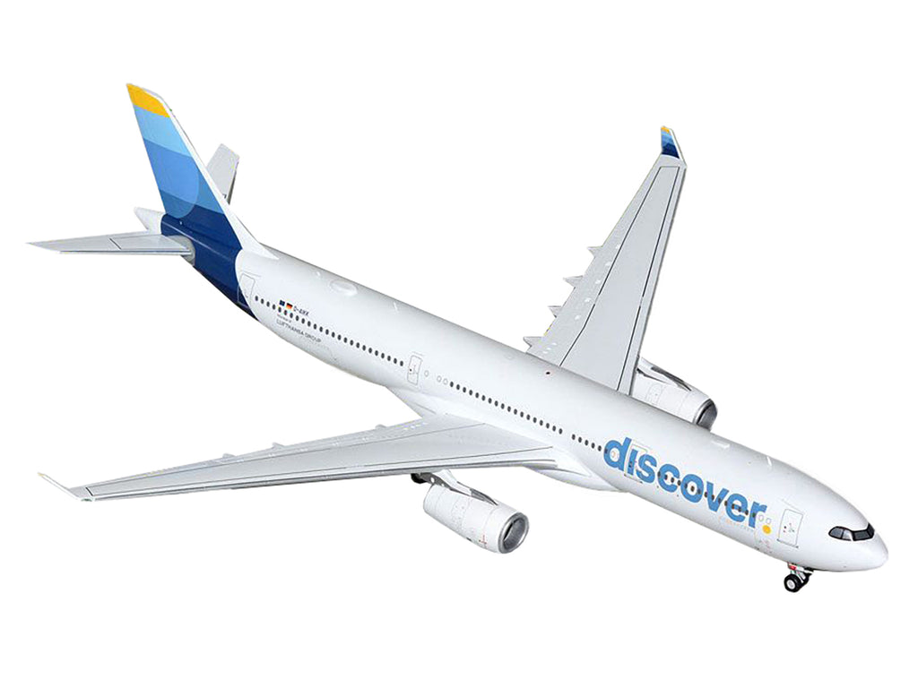 Airbus A330-300 Commercial Aircraft 'Discover Airlines' (D-AIKK) White with Blue Tail 'Gemini 200' Series 1/200 Diecast Model Airplane by GeminiJets