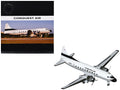 Convair C-131 Commercial Aircraft 'Conquest Air Cargo' (N342GS) White with Black Tail Stripes 'Gemini 200' Series 1/200 Diecast Model Airplane by GeminiJets