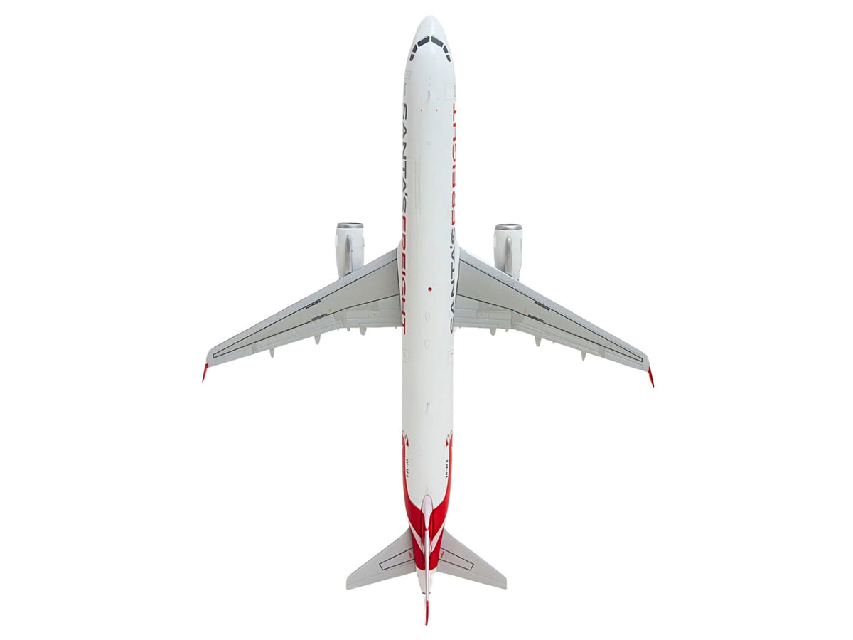 Airbus A321P2F Commercial Aircraft 'Qantas Freight - Santa’s Freight' (VH-XF4) White with Graphics and Red Tail 'Gemini 200' Series 1/200 Diecast Model by GeminiJets
