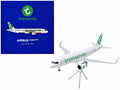 Airbus A320neo Commercial Aircraft 'Transavia Airlines' (F-GNEO) White with Green Tail 'Gemini 200' Series 1/200 Diecast Model Airplane by GeminiJets