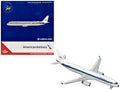 Airbus A321 Commercial Aircraft 'American Airlines - Allegheny Heritage' (N579UW) White with Blue Stripes 1/400 Diecast Model Airplane by GeminiJets
