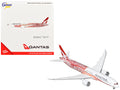 Boeing 787-9 Commercial Aircraft 'Qantas - Yam Dreaming' (VH-ZND) White with Red Graphics 1/400 Diecast Model Airplane by GeminiJets