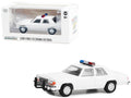 1980-1991 Ford LTD Crown Victoria Police White with Light Bar 'Hot Pursuit' 'Hobby Exclusive' Series 1/64 Diecast Model Car by Greenlight