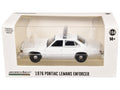 1976-77 Pontiac LeMans Enforcer White with Light Bar 'Hot Pursuit - Hobby Exclusive' Series 1/64 Diecast Model Car by Greenlight