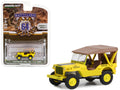 1949 Willys Jeep MB U.S. Army '545th Military Police Company Camp Drake Japan Training Camp' Yellow 'Battalion 64' Series 3 1/64 Diecast Model Car by Greenlight