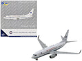 Boeing 737-700 Aircraft 'Royal Australian Air Force' (A36-002) White with Blue Stripes 'Gemini Macs' Series 1/400 Diecast Model Airplane by GeminiJets