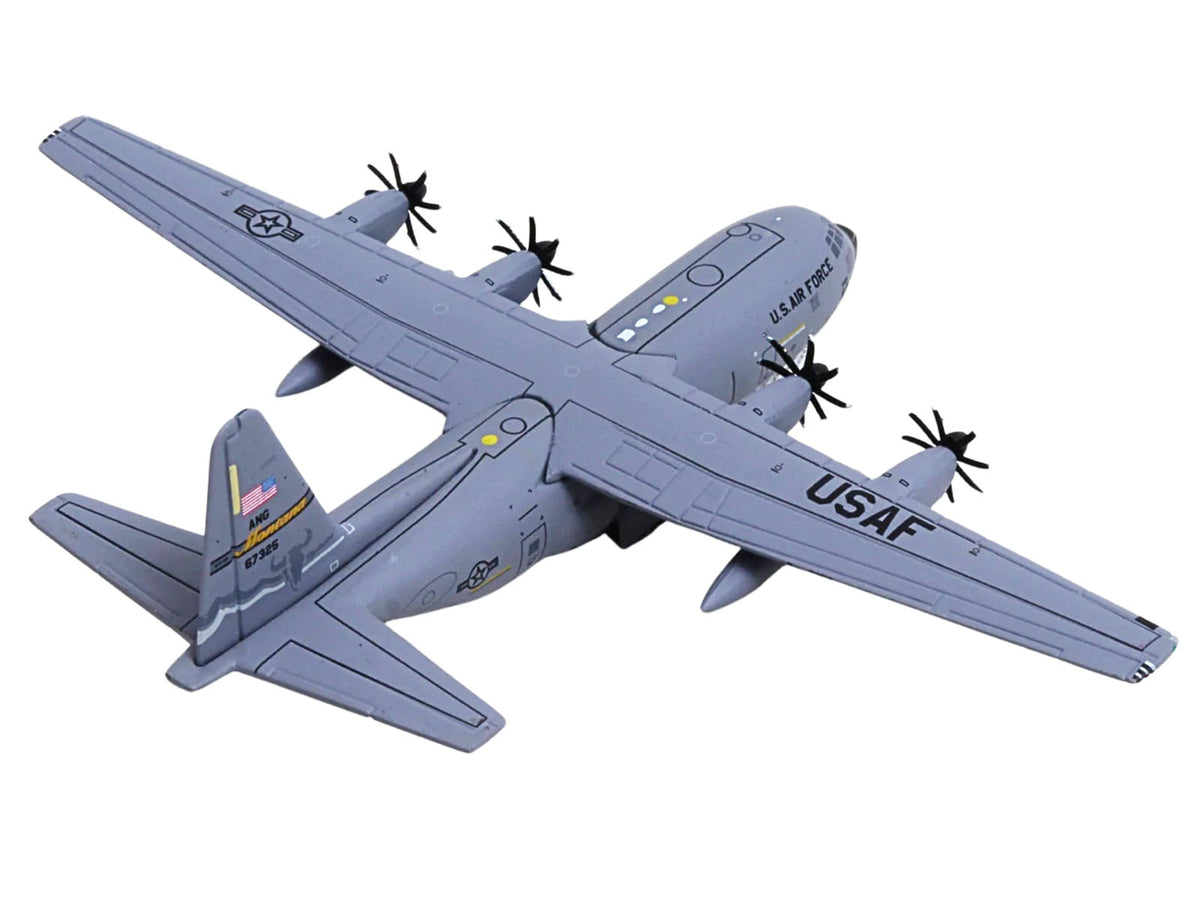 Lockheed C-130H3 Hercules Transport Aircraft '96-7325 120th Airlift Wing Montana Air National Guard' United States Air Force 'Gemini Macs' Series 1/400 Diecast Model Airplane by GeminiJets