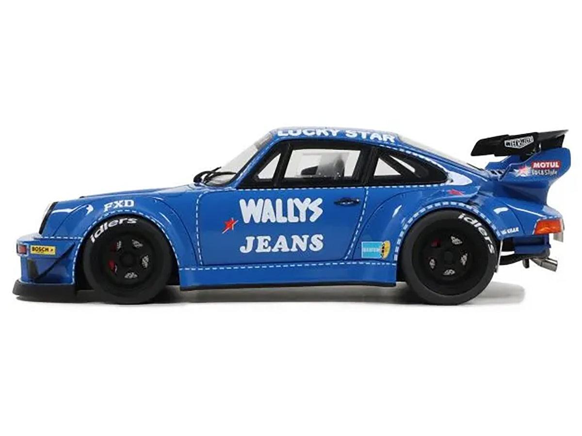 RWB Bodykit 'OSHO Arrow' Blue 1/18 Model Car by GT Spirit