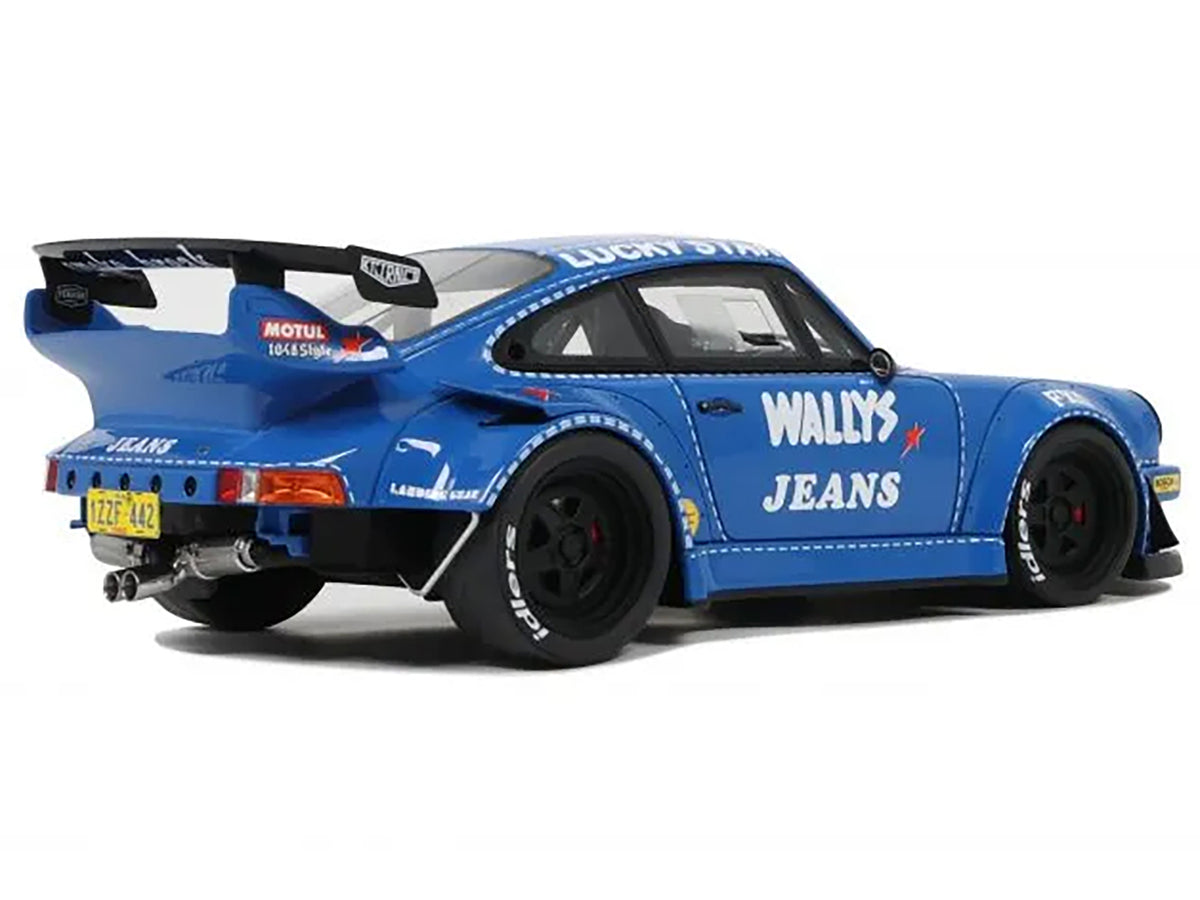 RWB Bodykit 'OSHO Arrow' Blue 1/18 Model Car by GT Spirit
