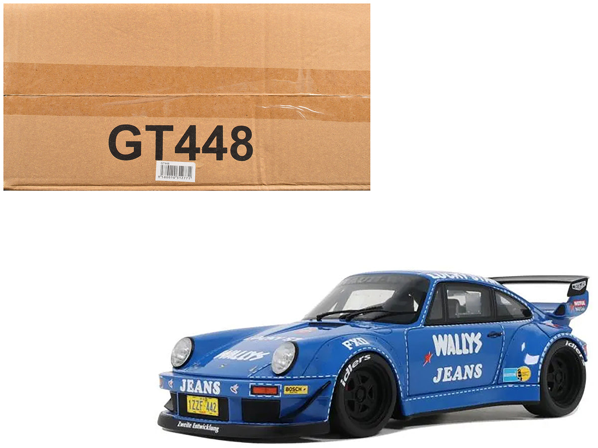 RWB Bodykit 'OSHO Arrow' Blue 1/18 Model Car by GT Spirit