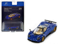 Pagani Zonda F Argentina Blue Metallic 'Hypercar League Collection' 1/64 Diecast Model Car by PosterCars