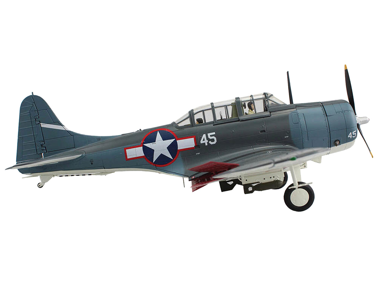 Douglas SBD-5 Dauntless Bomber Aircraft 'VB-16 USS Lexington' (1943) United States Navy 'Premium Collection' 1/32 Diecast Model by Hobby Master