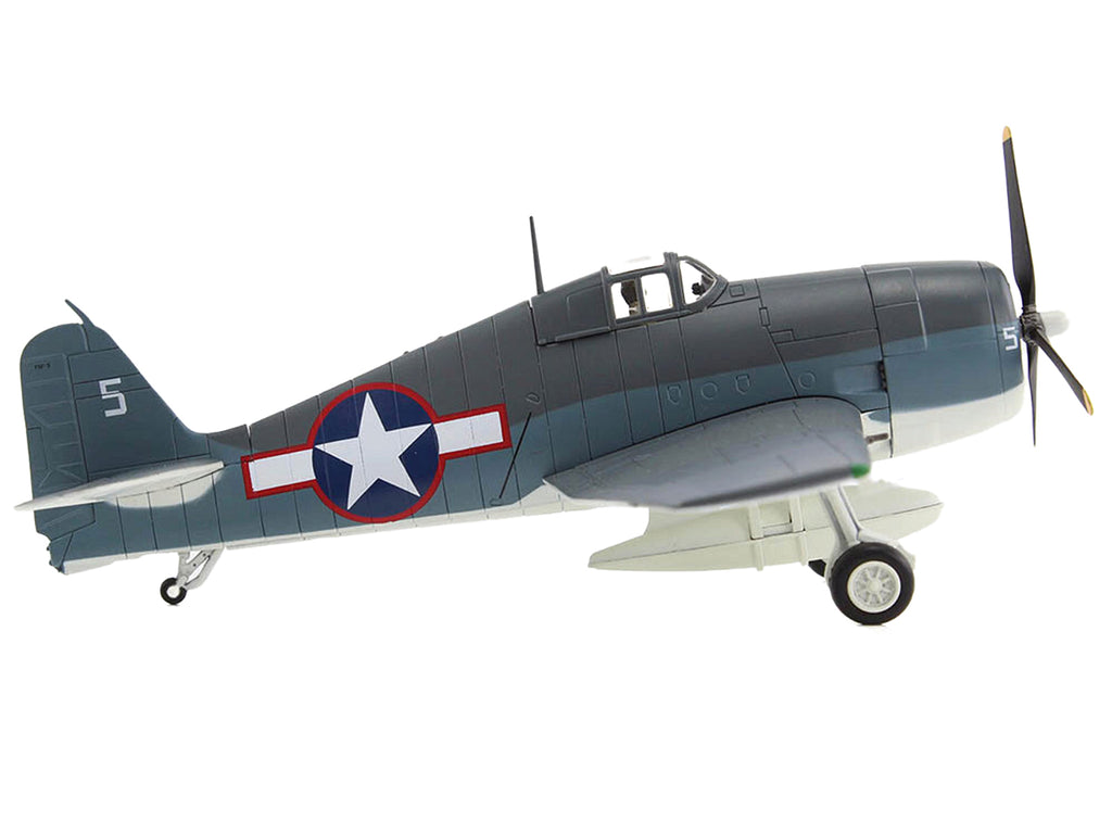 Grumman F6F-3 Hellcat Fighter Aircraft 'Ruth-Less Lt. Oscar Chenoweth VF-38 Segi Point Airstrip New Georgia Island' (1943) United States Navy 'Air Power Series' 1/72 Diecast Model by Hobby Master
