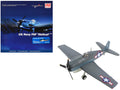 Grumman F6F-3 Hellcat Fighter Aircraft 'Ruth-Less Lt. Oscar Chenoweth VF-38 Segi Point Airstrip New Georgia Island' (1943) United States Navy 'Air Power Series' 1/72 Diecast Model by Hobby Master