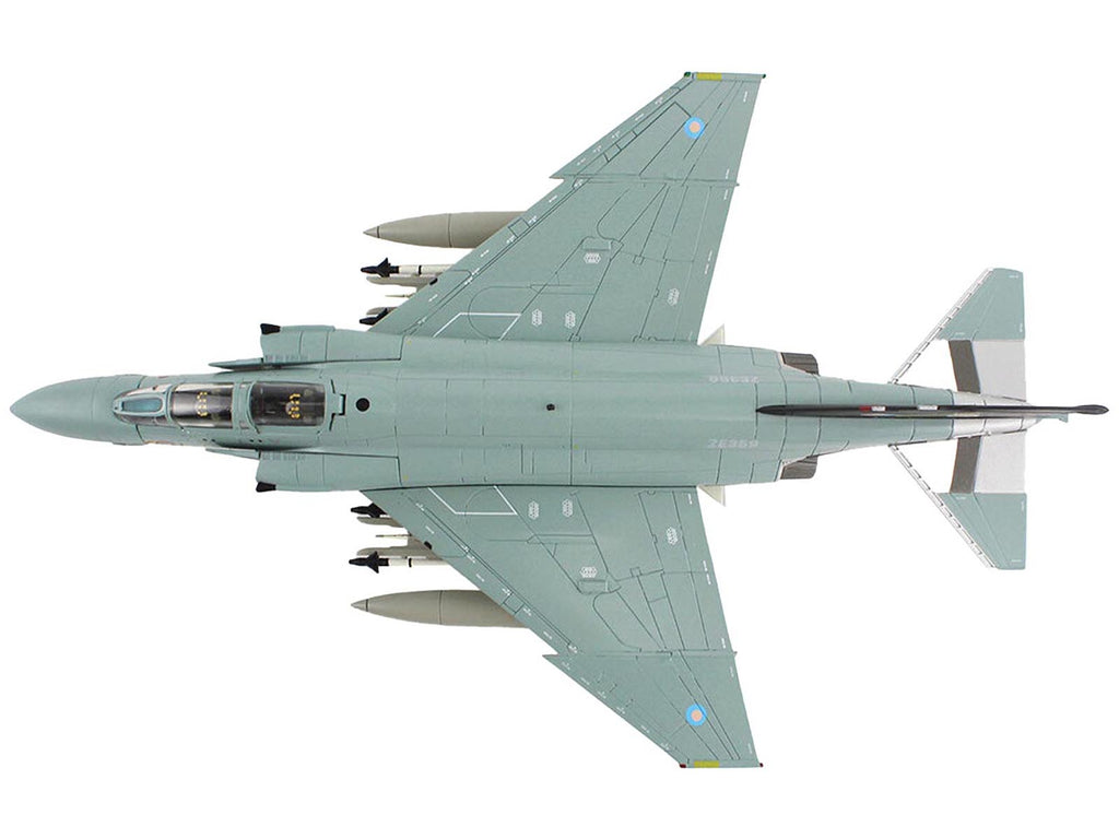 McDonnell Douglas F-4J(UK) Phantom II Fighter-Bomber Aircraft 'ZE359 AF Wattisham England' British Royal Air Force 'Air Power Series' 1/72 Diecast Model by Hobby Master