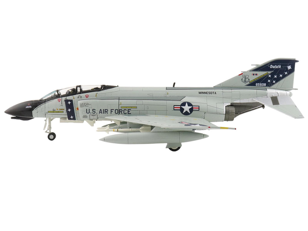 McDonnell Douglas F-4D Phantom II Fighter-Bomber Aircraft '65608 148th Fighter-Interceptor Group Minnesota Air National Guard Duluth International Airport' (1984) United States Air Force 'Air Power Series' 1/72 Diecast Model by Hobby Master